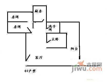 鸿图大厦3室2厅1卫户型图|鸿图大厦3房2厅2卫户型图_福田鸿图大厦