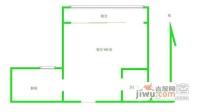 永兴住宅小区1室1厅1卫50㎡户型图