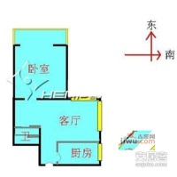 吉庆里小区1室1厅1卫85㎡户型图
