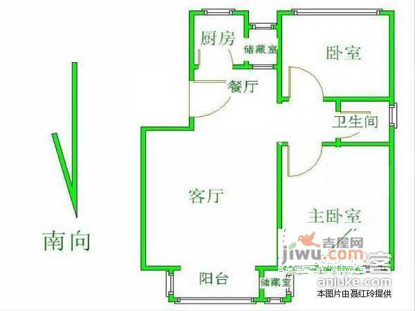 美利新世界1室1厅1卫102㎡户型图