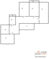 科育社区4室1厅1卫109㎡户型图