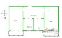 水关新村2室1厅1卫78㎡户型图