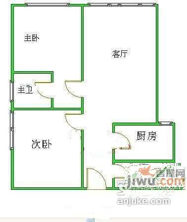 海润国际公寓2室2厅2卫141㎡户型图