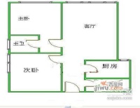 海润国际公寓2室1厅1卫140㎡户型图