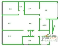 海润国际公寓3室2厅2卫243㎡户型图