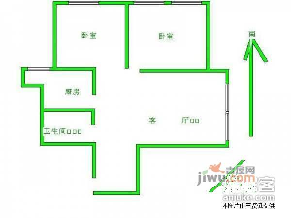 北广家园2室1厅1卫140㎡户型图