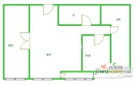 大西洋新城C区2室2厅1卫82㎡户型图