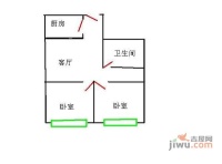 东环居苑2室1厅1卫111㎡户型图