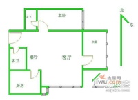 亚运花园2室2厅1卫115㎡户型图