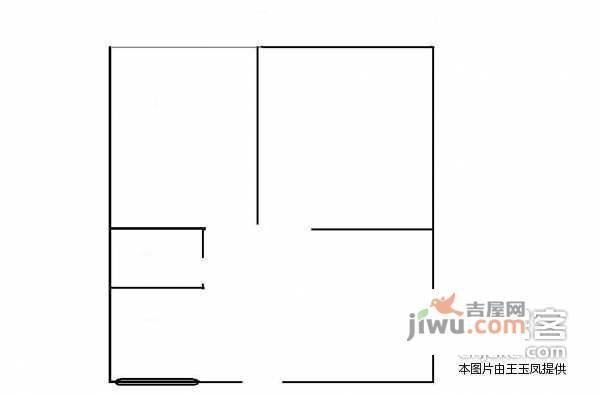 中信沁园1室1厅1卫310㎡户型图