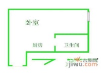 世纪金色嘉园1室0厅1卫27㎡户型图