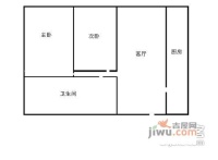 澳林春天五期2室1厅1卫户型图