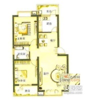 BOBO自由城2室1厅1卫108㎡户型图