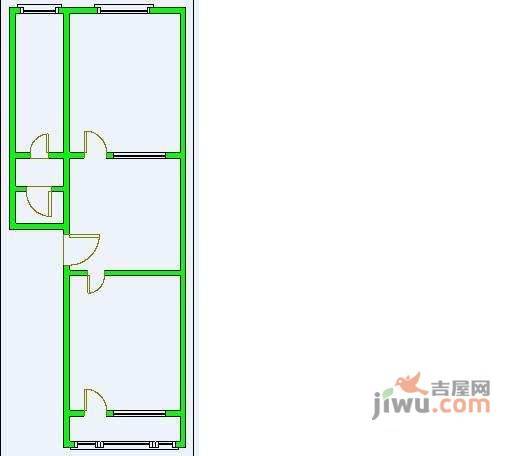 枣营北里2室1厅1卫89㎡户型图