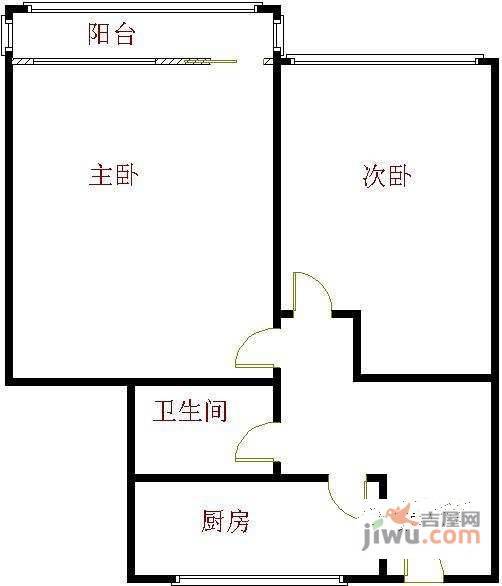 柳芳南里社区2室1厅1卫165㎡户型图