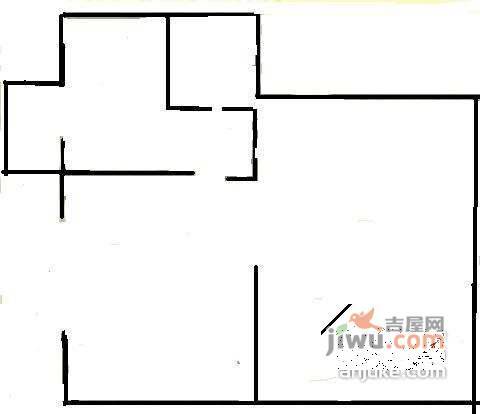 翠城馨园2室1厅1卫103㎡户型图