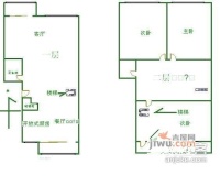 沁春家园3室1厅2卫132㎡户型图