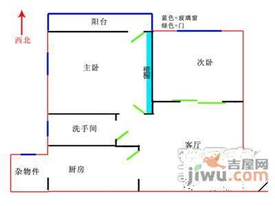 静安里小区3室2厅1卫102㎡户型图