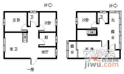 金榜园4室2厅2卫181㎡户型图