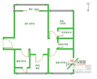 亦庄北岸3室1厅1卫110㎡户型图