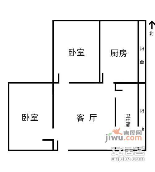 上京新航线2室2厅2卫130㎡户型图