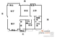 上京新航线3室2厅1卫143㎡户型图
