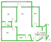 七星园2室1厅1卫100㎡户型图