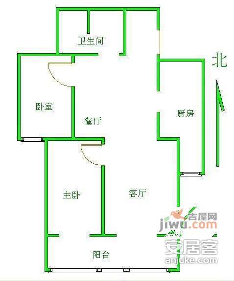 兴华园3室2厅2卫230㎡户型图