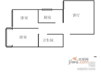 水清木华园2室1厅1卫109㎡户型图