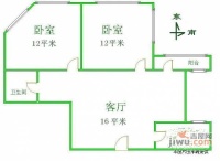 八宝庄2室1厅1卫67㎡户型图