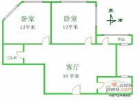 八宝庄2室1厅1卫67㎡户型图