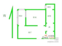 世纪星家园1室1厅1卫52㎡户型图