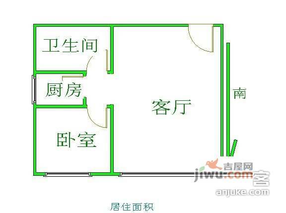 苏荷时代1室1厅1卫79㎡户型图