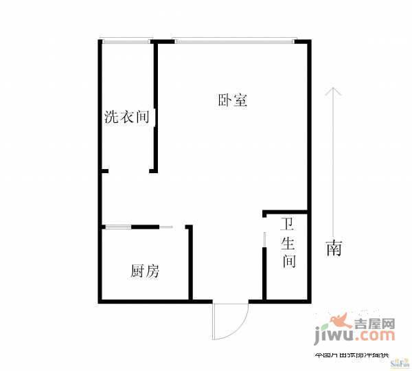 苏荷时代1室1厅1卫79㎡户型图