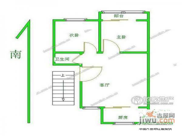 兴海园2室1厅1卫125㎡户型图