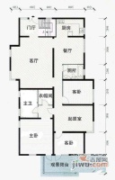西山美墅馆4室2厅2卫410㎡户型图