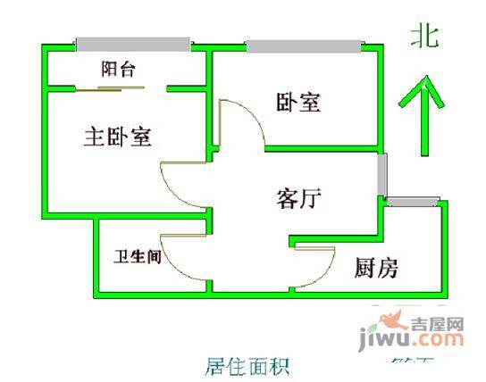 永泰园3室2厅2卫130㎡户型图