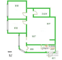 新荣家园2室2厅1卫113㎡户型图