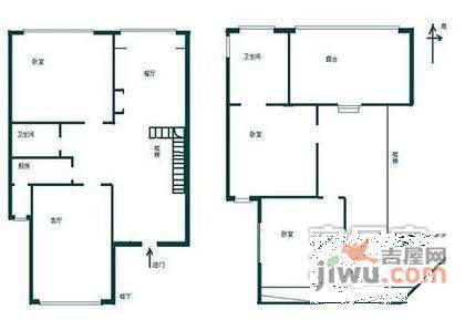 南新园小区3室2厅2卫户型图