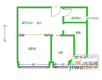 香海园2室1厅1卫105㎡户型图