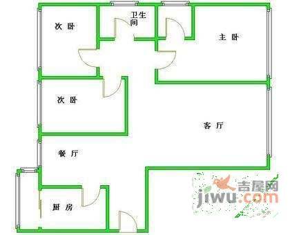 大西洋新城3室2厅2卫185㎡户型图