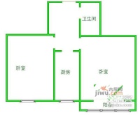 甘露家园2室1厅1卫99㎡户型图