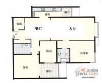 人济山庄3室2厅2卫193㎡户型图