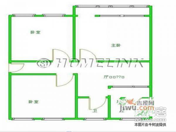 刘家窑南里3室1厅1卫81㎡户型图