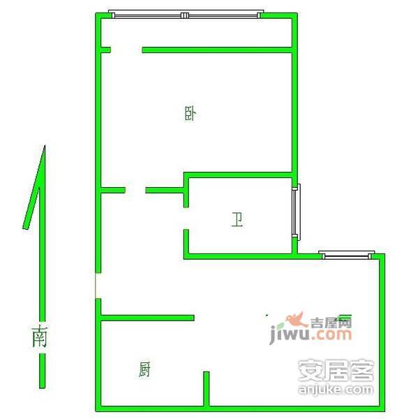 韦伯豪家园1室1厅1卫103㎡户型图