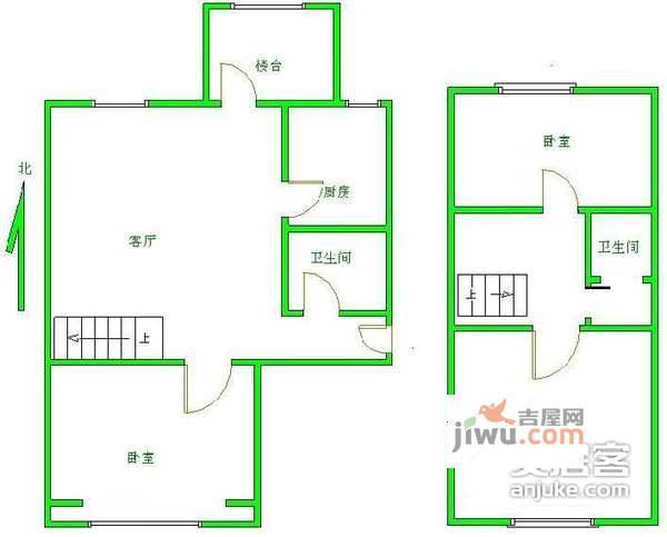 福怡苑小区3室2厅2卫125㎡户型图