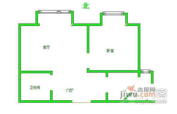 丽水莲花小区2室1厅1卫140㎡户型图