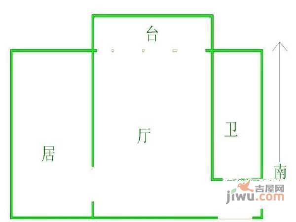 颐慧佳园1室1厅1卫95㎡户型图