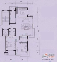 颐慧佳园3室2厅2卫172㎡户型图