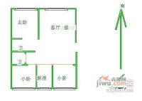 新裕家园3室1厅2卫户型图